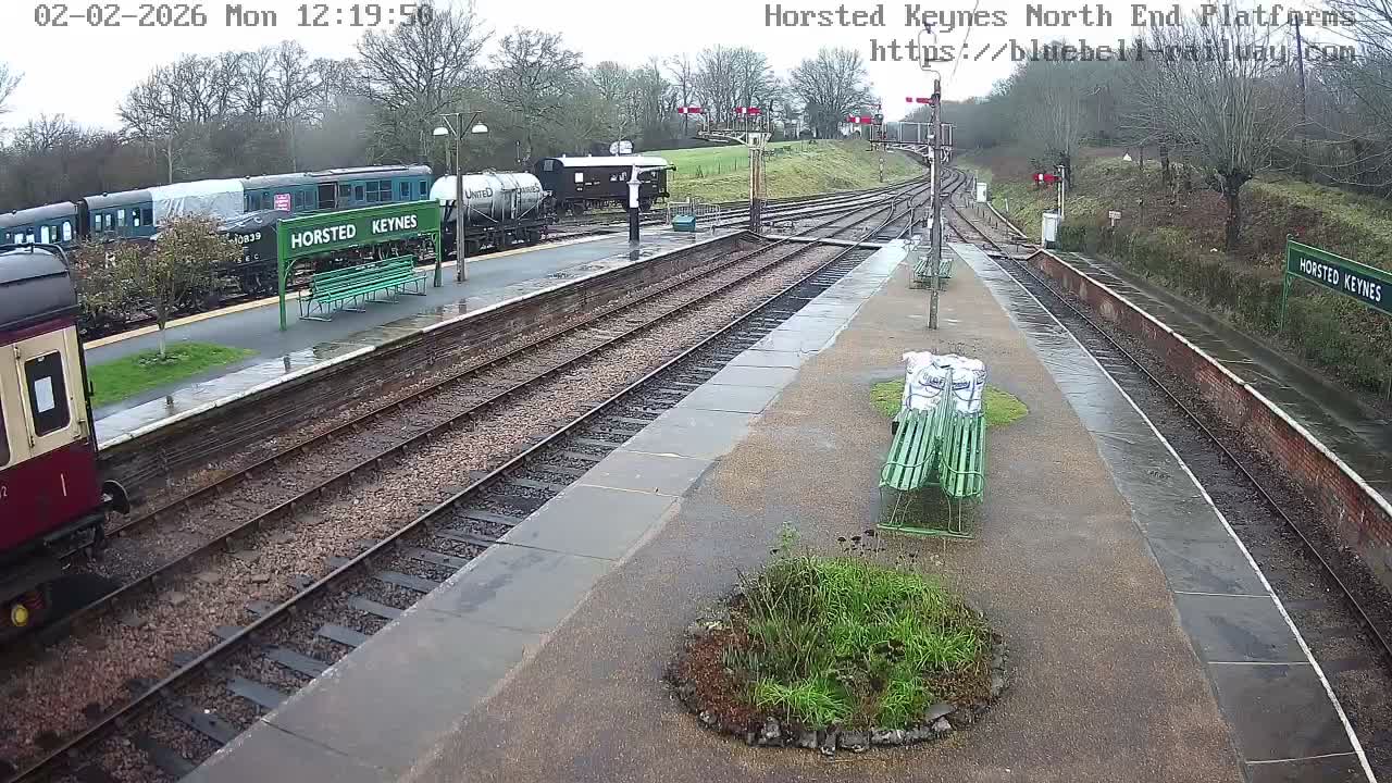 Horsted Keynes Station , Bluebell Railway (Platforms North) Live Cam - Mid Sussex, West Sussex, South East, England, United Kingdom