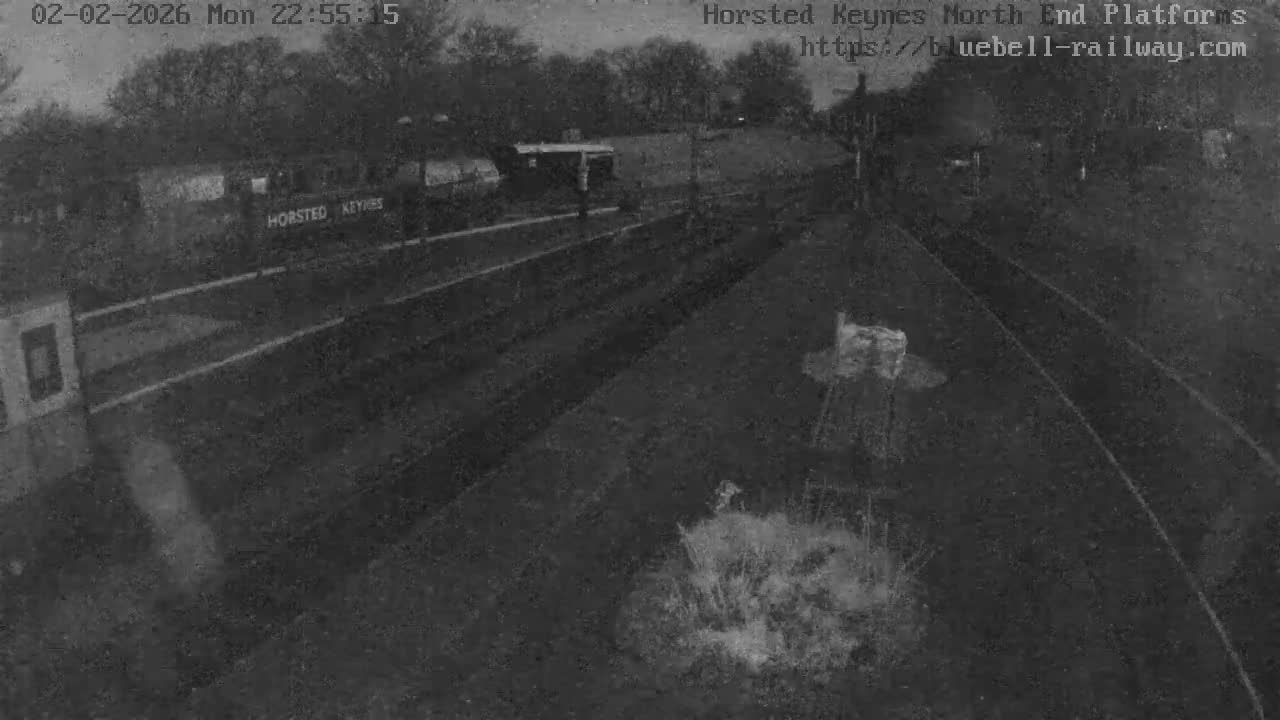 Horsted Keynes Station , Bluebell Railway (Platforms North) Live Cam - Mid Sussex, West Sussex, South East, England, United Kingdom