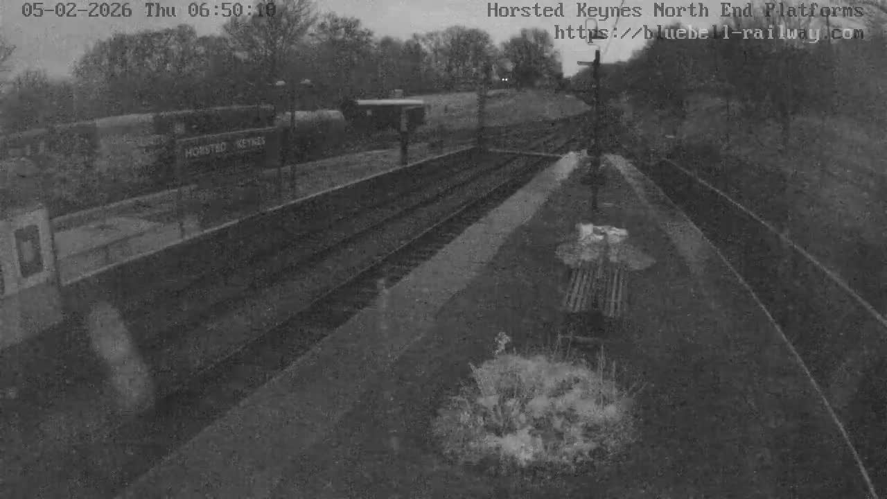 Horsted Keynes Station , Bluebell Railway (Platforms North) Live Cam - Mid Sussex, West Sussex, South East, England, United Kingdom