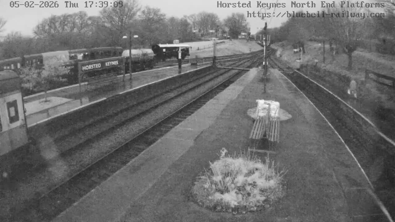 Horsted Keynes Station , Bluebell Railway (Platforms North) Live Cam - Mid Sussex, West Sussex, South East, England, United Kingdom