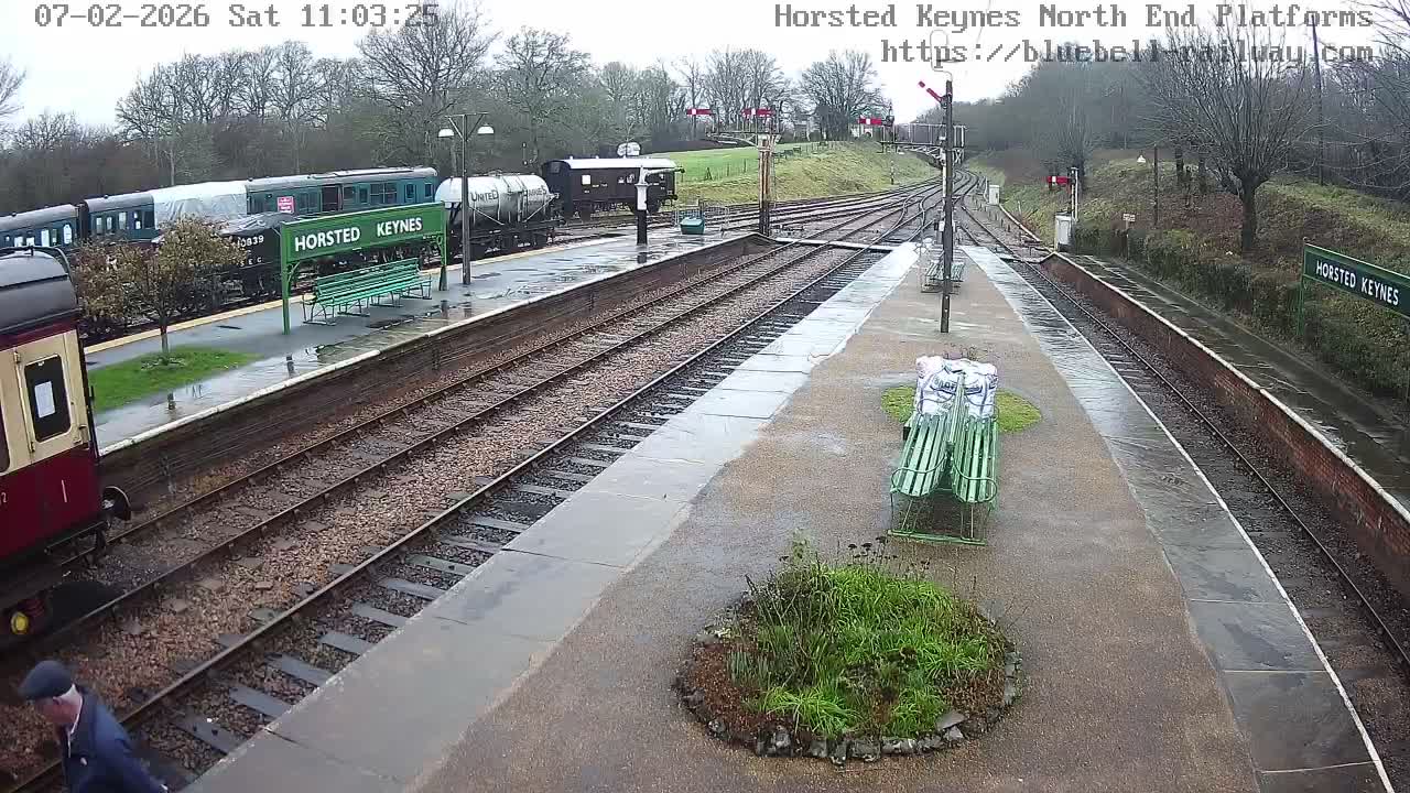 Horsted Keynes Station , Bluebell Railway (Platforms North) Live Cam - Mid Sussex, West Sussex, South East, England, United Kingdom