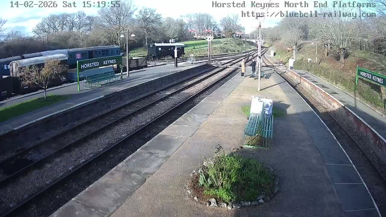 Horsted Keynes Station , Bluebell Railway (Platforms North) Live Cam - Mid Sussex, West Sussex, South East, England, United Kingdom