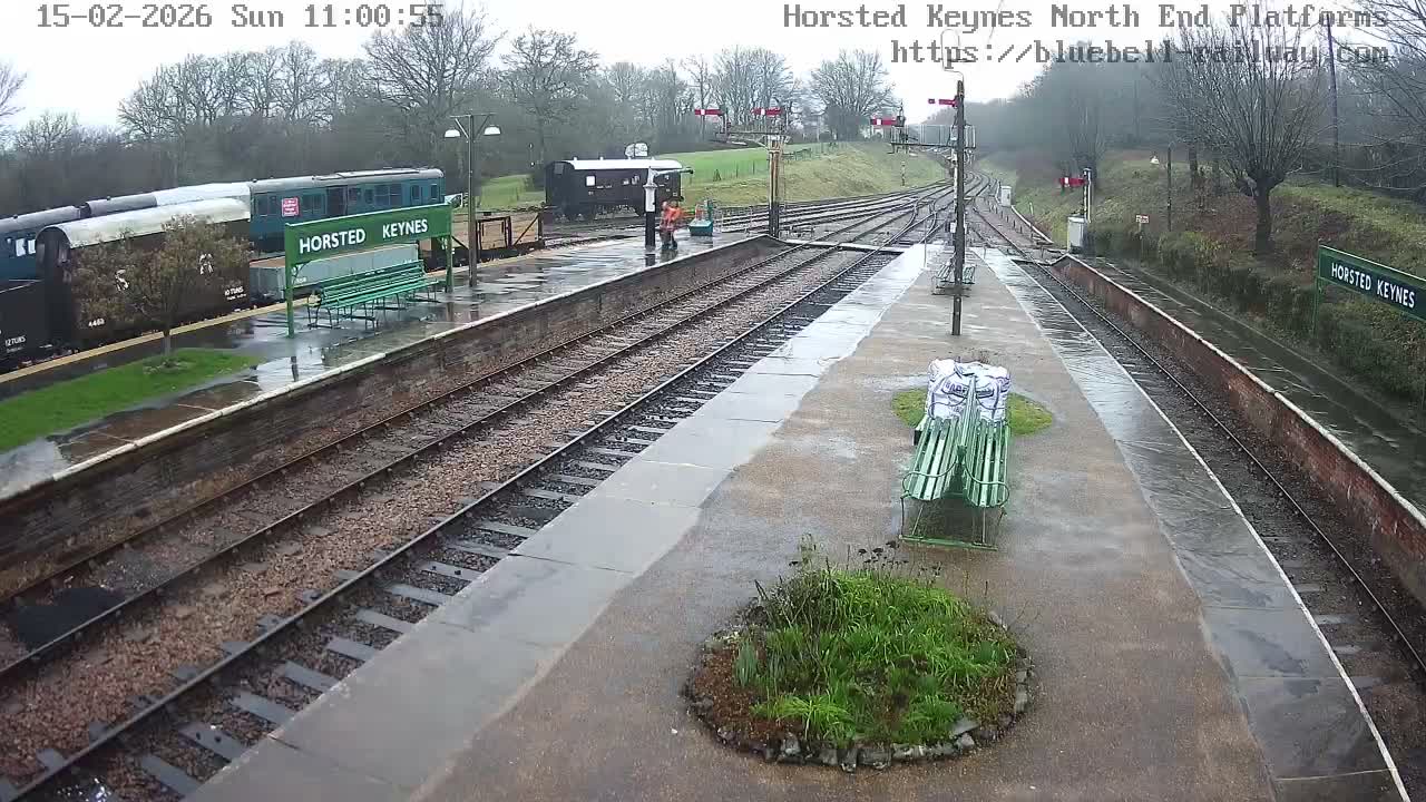 Horsted Keynes Station , Bluebell Railway (Platforms North) Live Cam - Mid Sussex, West Sussex, South East, England, United Kingdom