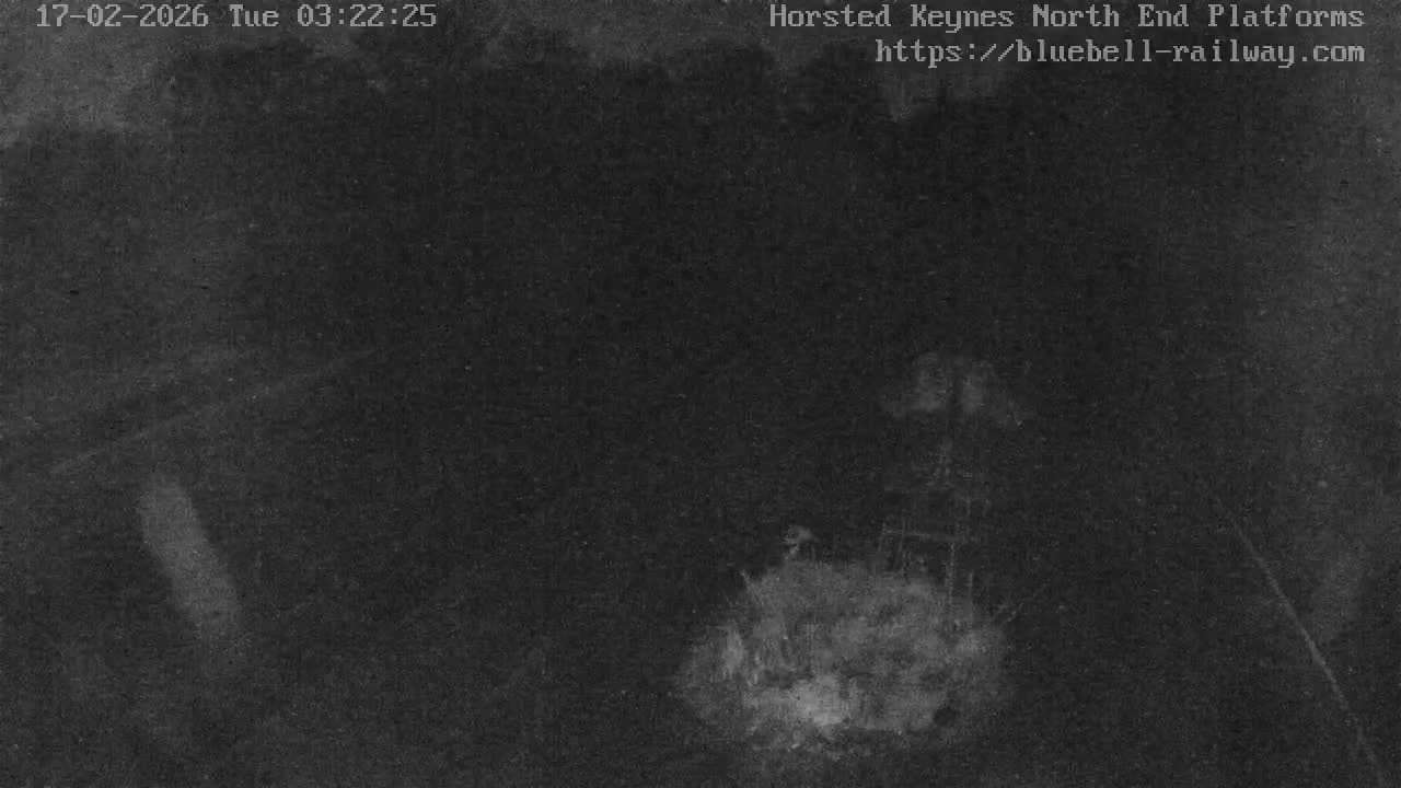 Horsted Keynes Station , Bluebell Railway (Platforms North) Live Cam - Mid Sussex, West Sussex, South East, England, United Kingdom
