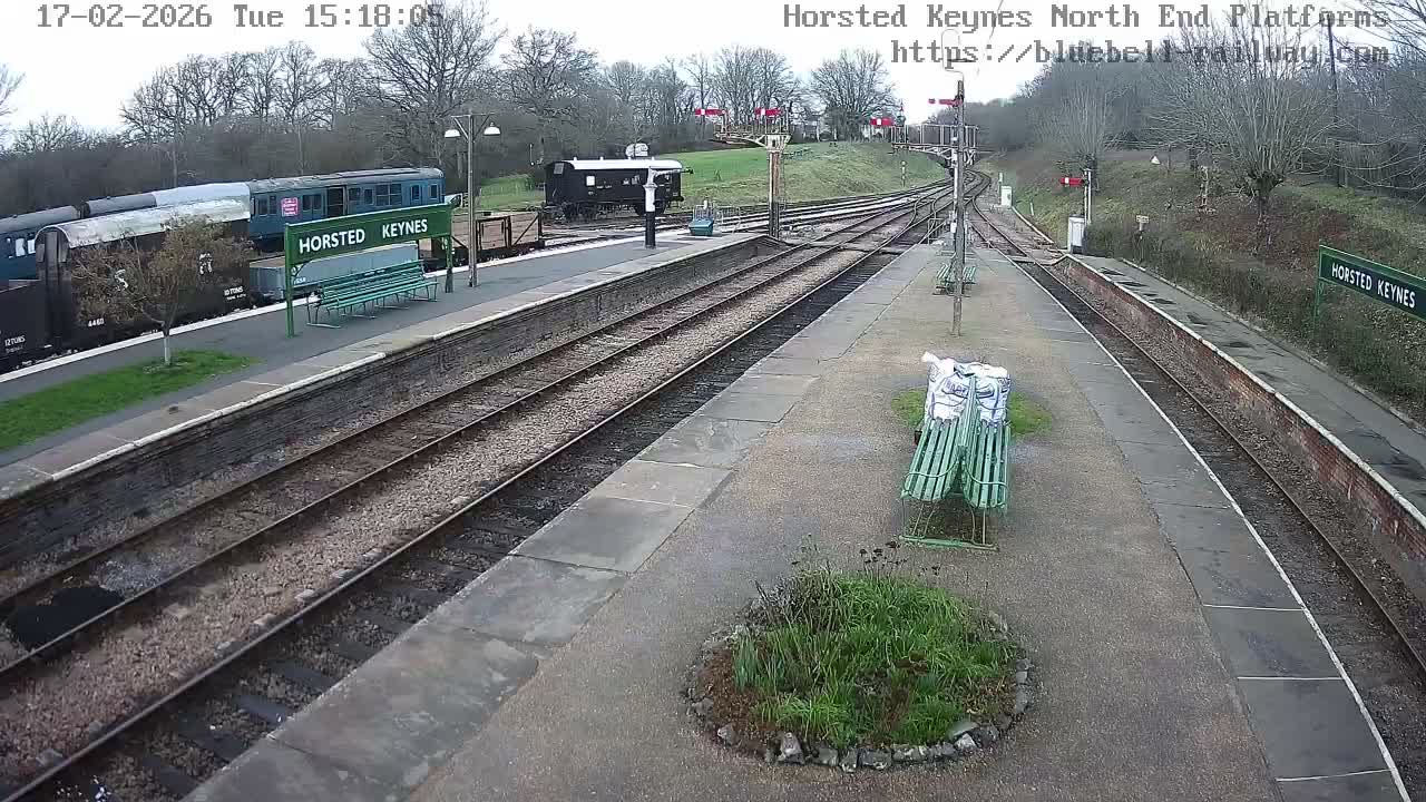 Horsted Keynes Station , Bluebell Railway (Platforms North) Live Cam - Mid Sussex, West Sussex, South East, England, United Kingdom