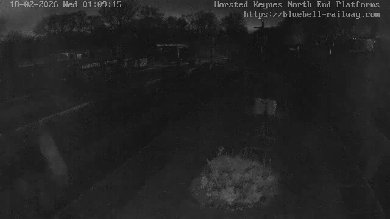 Horsted Keynes Station , Bluebell Railway (Platforms North) Live Cam - Mid Sussex, West Sussex, South East, England, United Kingdom