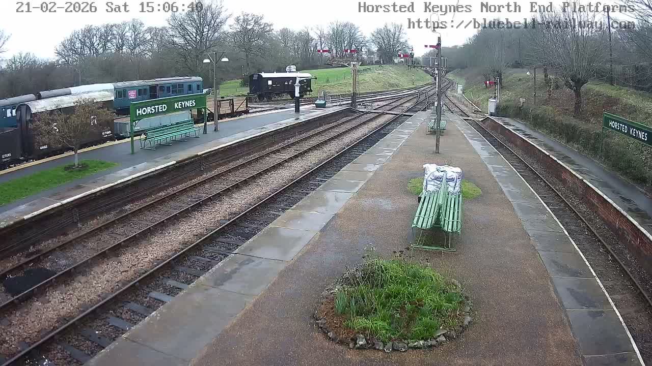 Horsted Keynes Station , Bluebell Railway (Platforms North) Live Cam - Mid Sussex, West Sussex, South East, England, United Kingdom