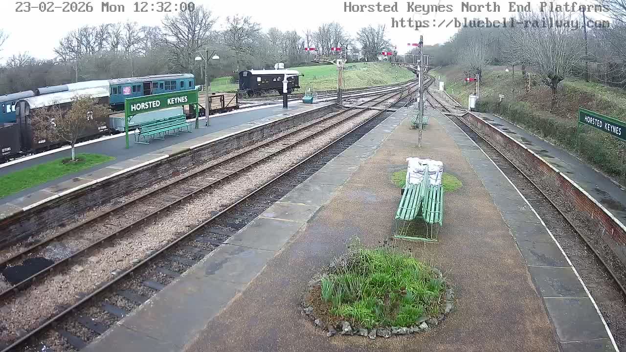 Horsted Keynes Station , Bluebell Railway (Platforms North) Live Cam - Mid Sussex, West Sussex, South East, England, United Kingdom