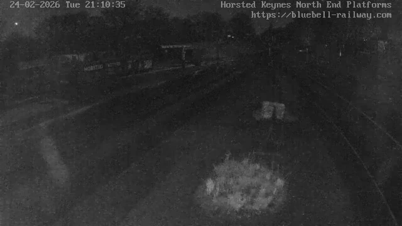 Horsted Keynes Station , Bluebell Railway (Platforms North) Live Cam - Mid Sussex, West Sussex, South East, England, United Kingdom