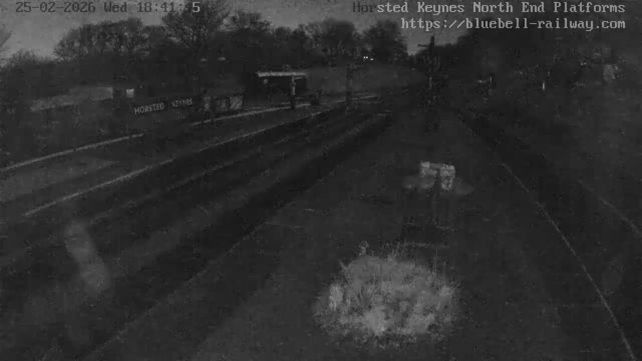 Horsted Keynes Station , Bluebell Railway (Platforms North) Live Cam - Mid Sussex, West Sussex, South East, England, United Kingdom