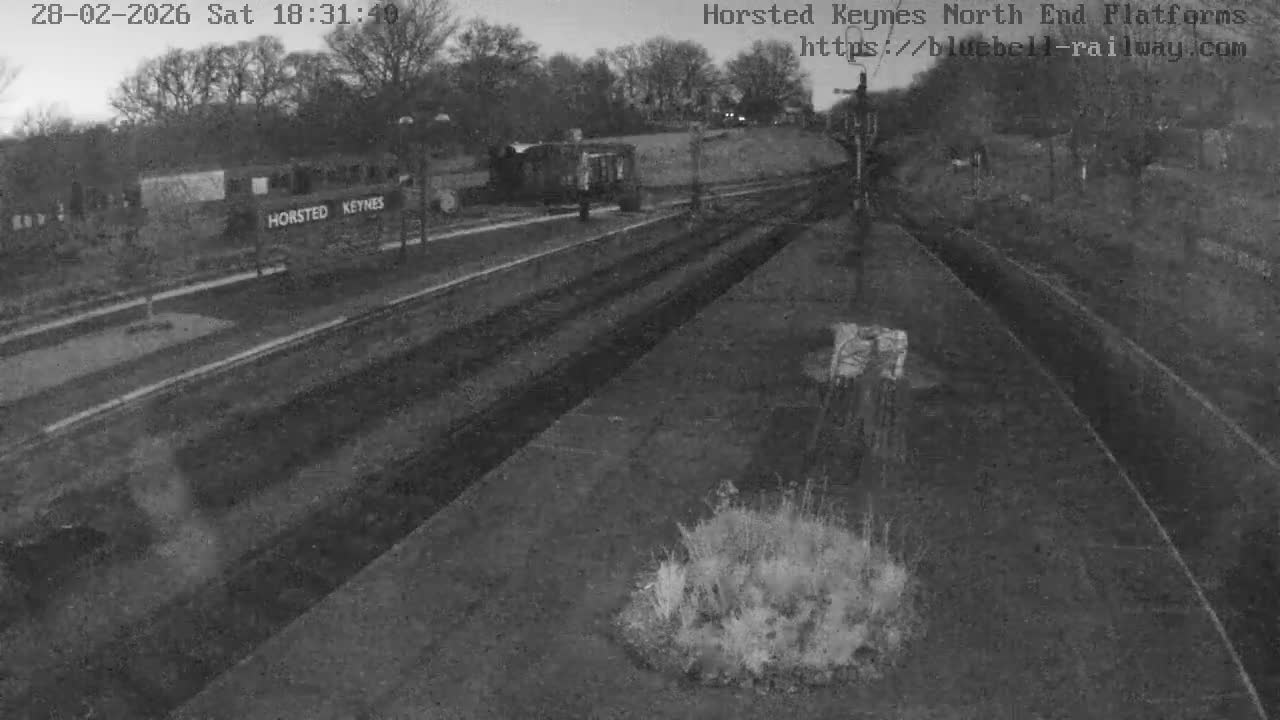 Horsted Keynes Station , Bluebell Railway (Platforms North) Live Cam - Mid Sussex, West Sussex, South East, England, United Kingdom