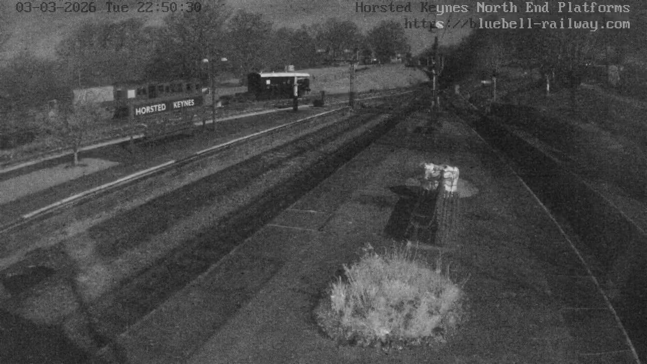 Horsted Keynes Station , Bluebell Railway (Platforms North) Live Cam - Mid Sussex, West Sussex, South East, England, United Kingdom