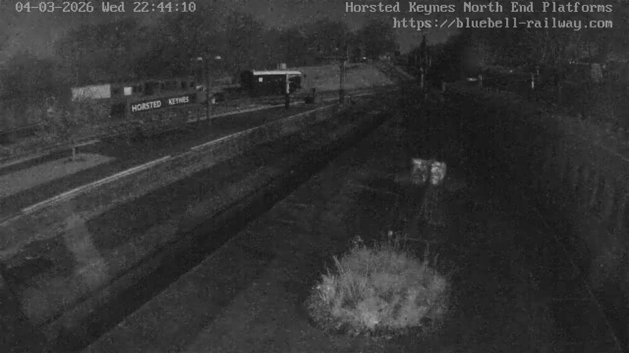 Horsted Keynes Station , Bluebell Railway (Platforms North) Live Cam - Mid Sussex, West Sussex, South East, England, United Kingdom