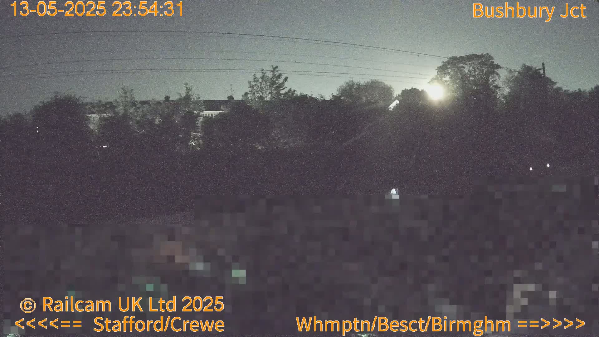 Bushbury Railway Junction Live Cam -  Wolverhampton, West Midlands, England, united Kingdom