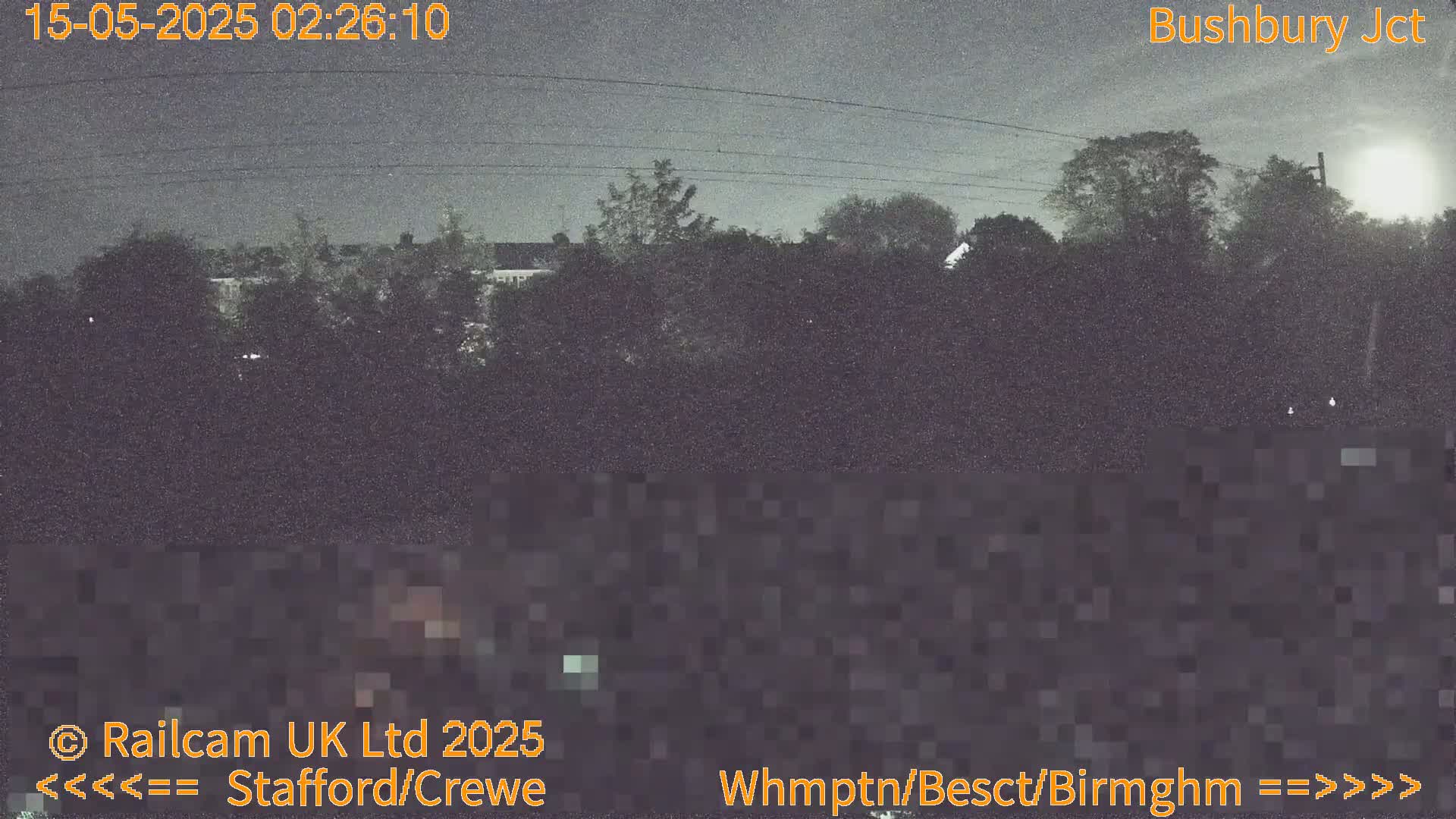Bushbury Railway Junction Live Cam -  Wolverhampton, West Midlands, England, united Kingdom