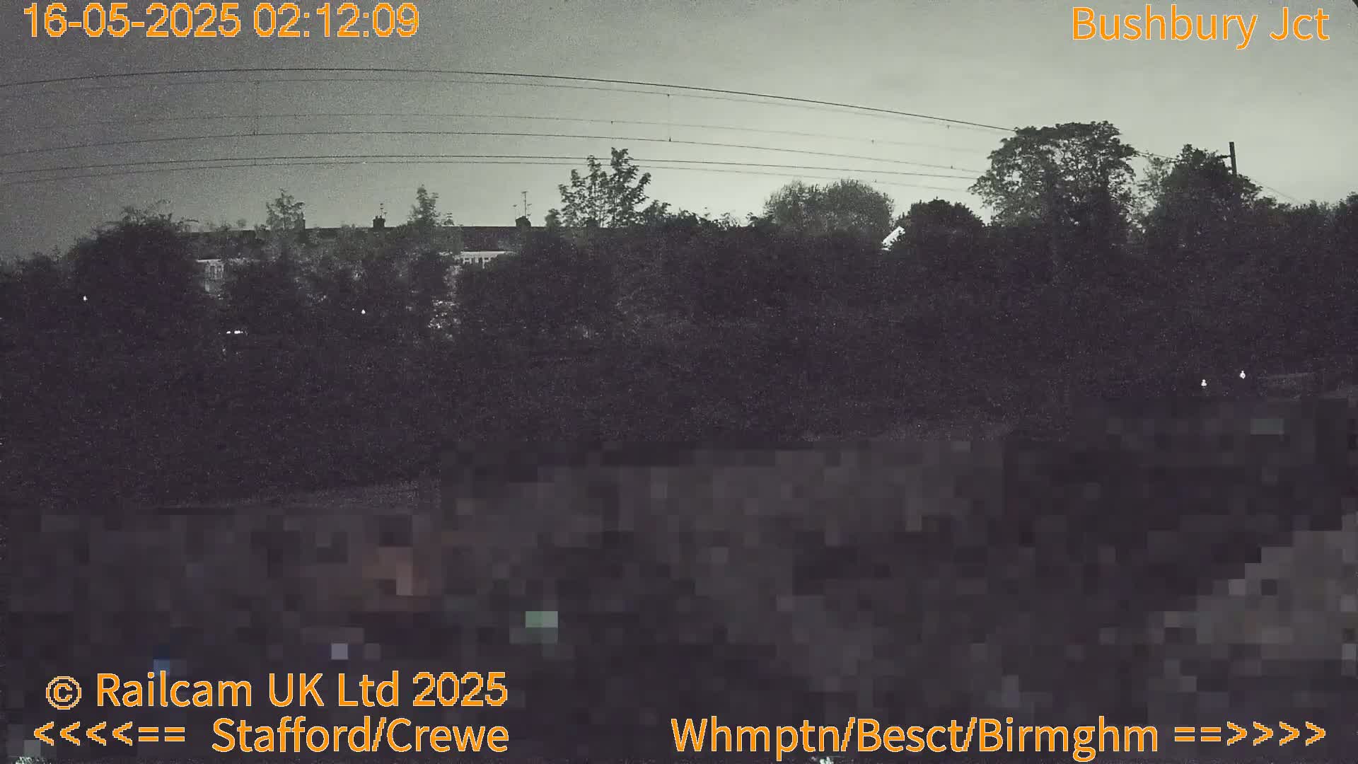 Bushbury Railway Junction Live Cam -  Wolverhampton, West Midlands, England, united Kingdom