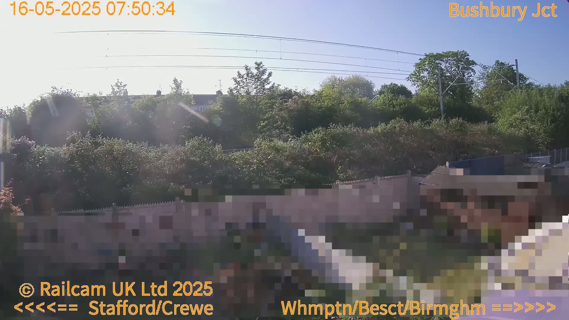 Bushbury Railway Junction Live Cam -  Wolverhampton, West Midlands, England, united Kingdom