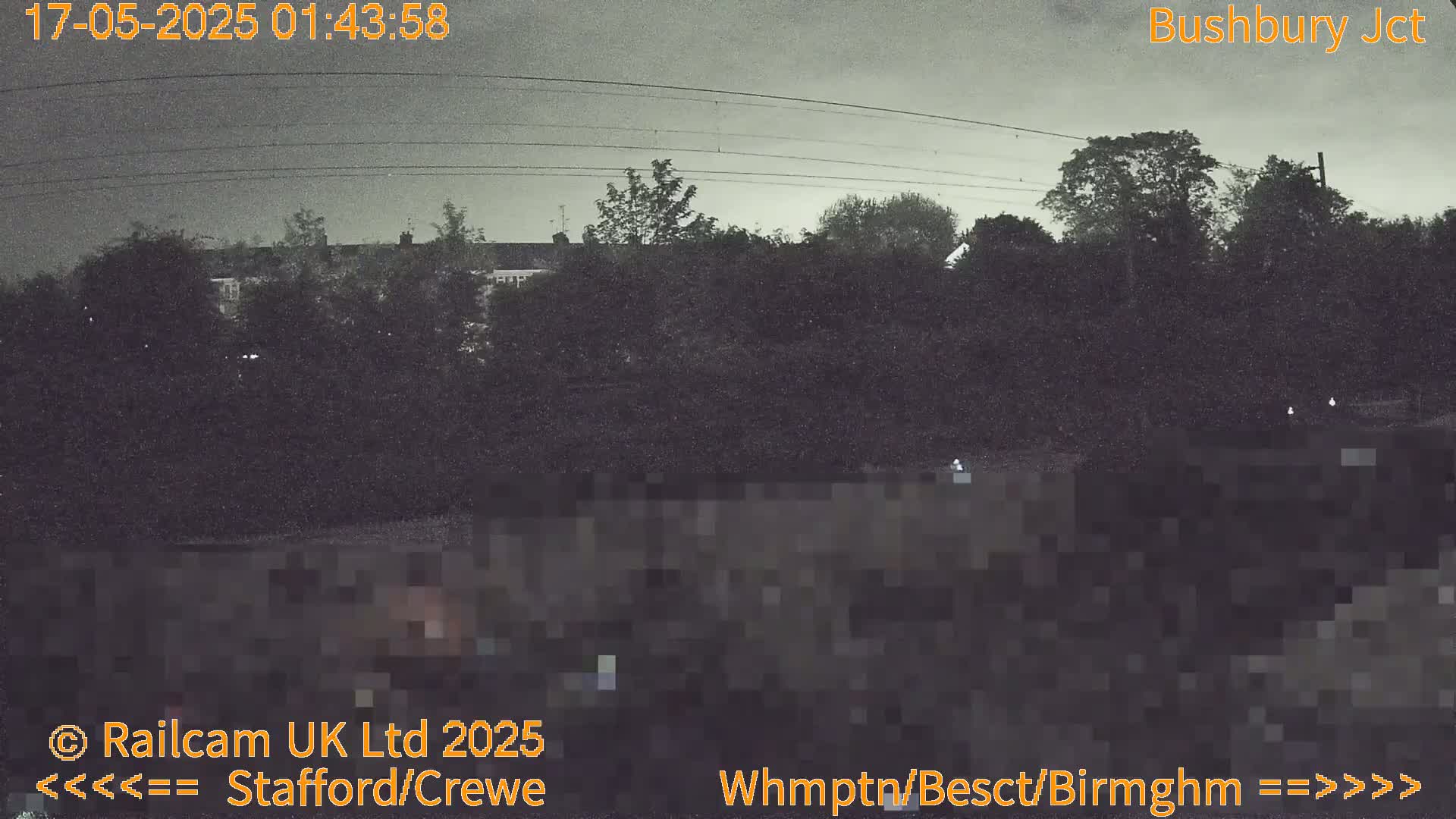 Bushbury Railway Junction Live Cam -  Wolverhampton, West Midlands, England, united Kingdom