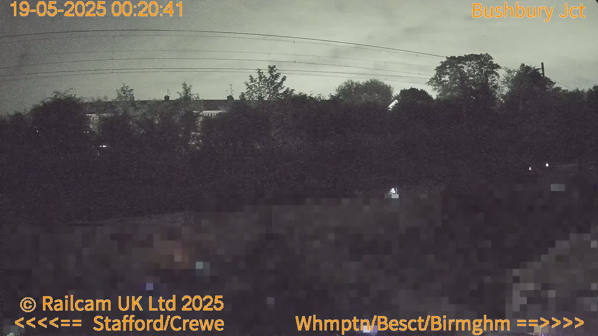 Bushbury Railway Junction Live Cam -  Wolverhampton, West Midlands, England, united Kingdom
