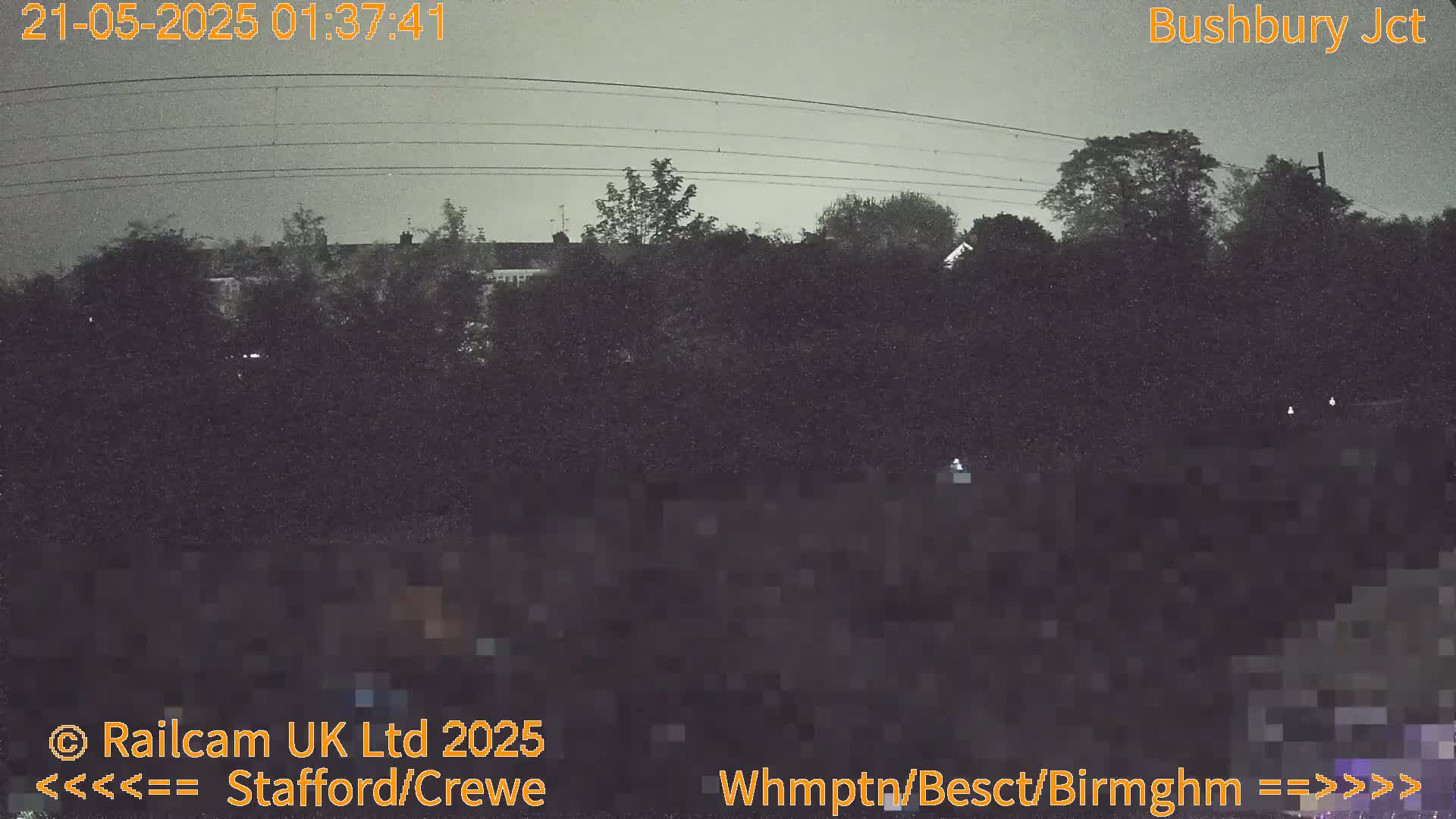 Bushbury Railway Junction Live Cam -  Wolverhampton, West Midlands, England, united Kingdom