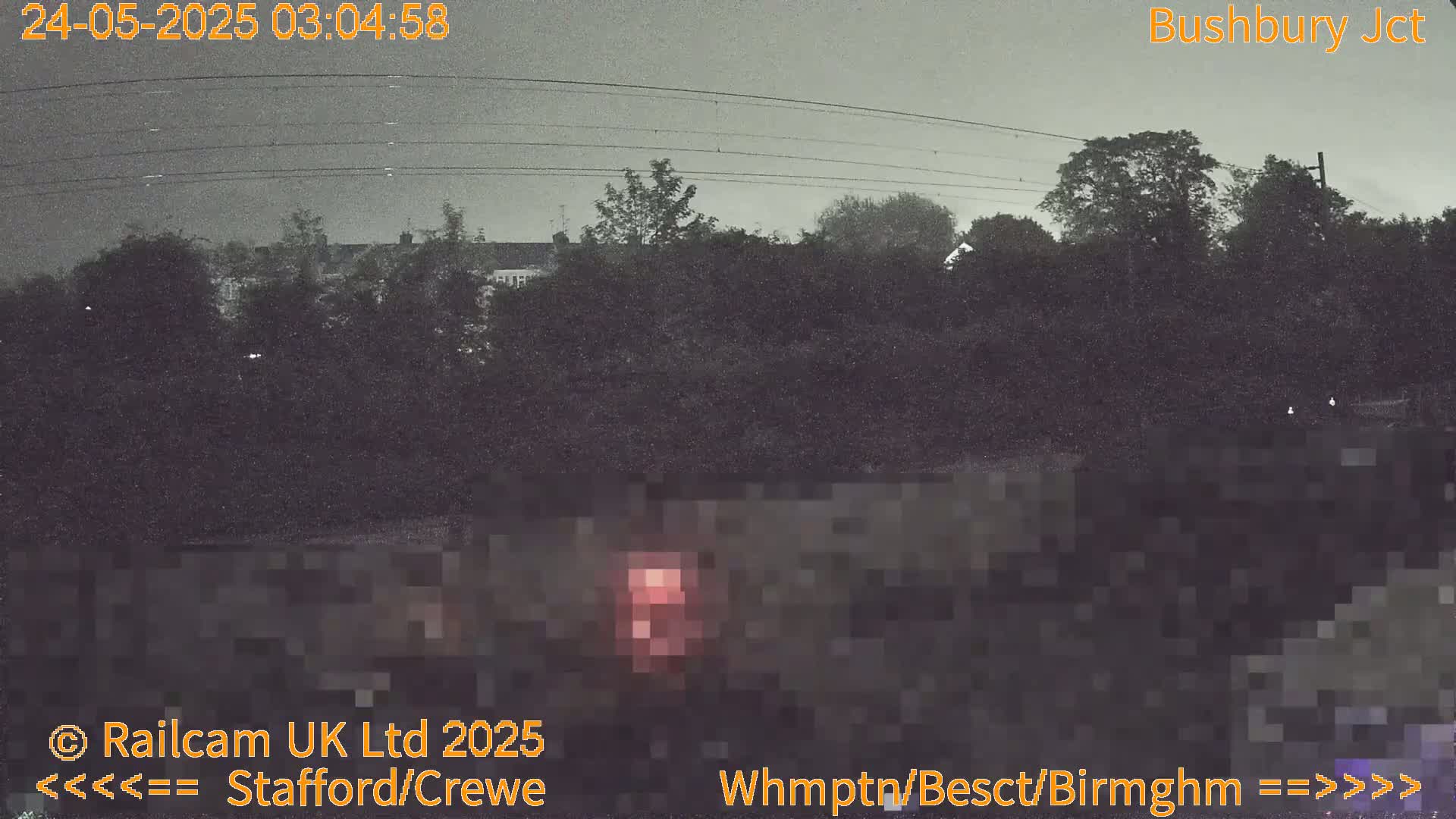 Bushbury Railway Junction Live Cam -  Wolverhampton, West Midlands, England, united Kingdom