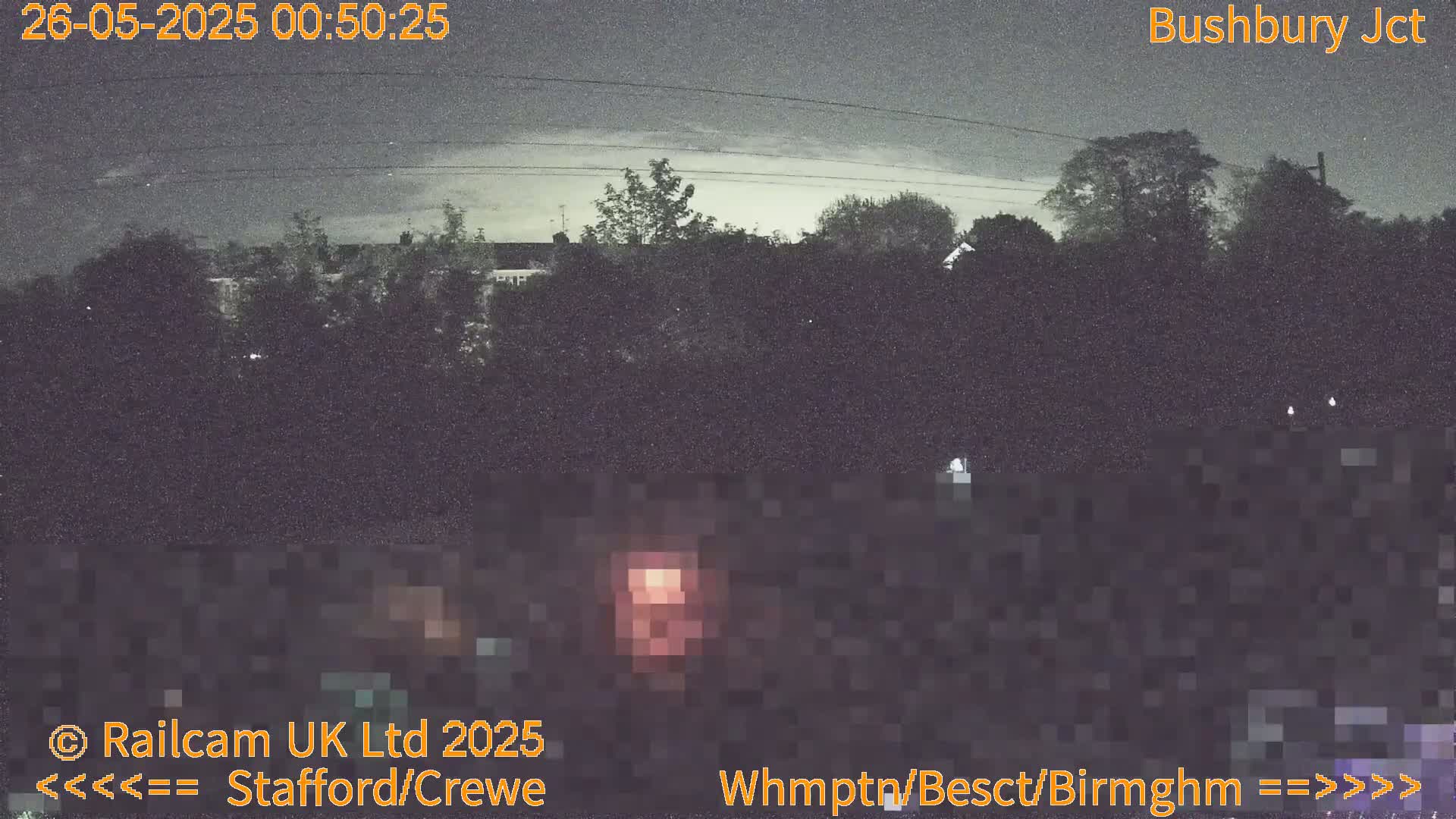 Bushbury Railway Junction Live Cam -  Wolverhampton, West Midlands, England, united Kingdom