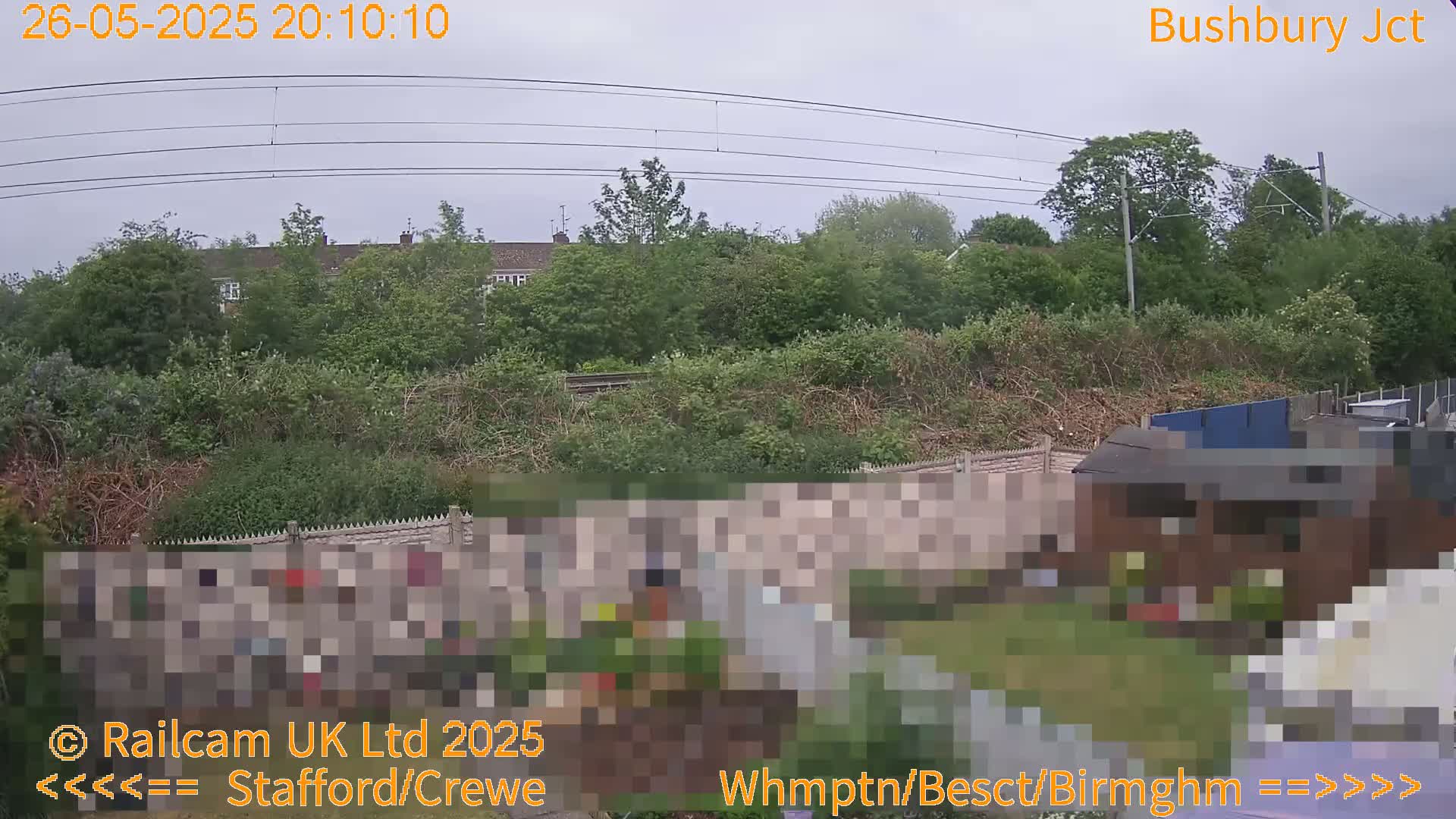 Bushbury Railway Junction Live Cam -  Wolverhampton, West Midlands, England, united Kingdom