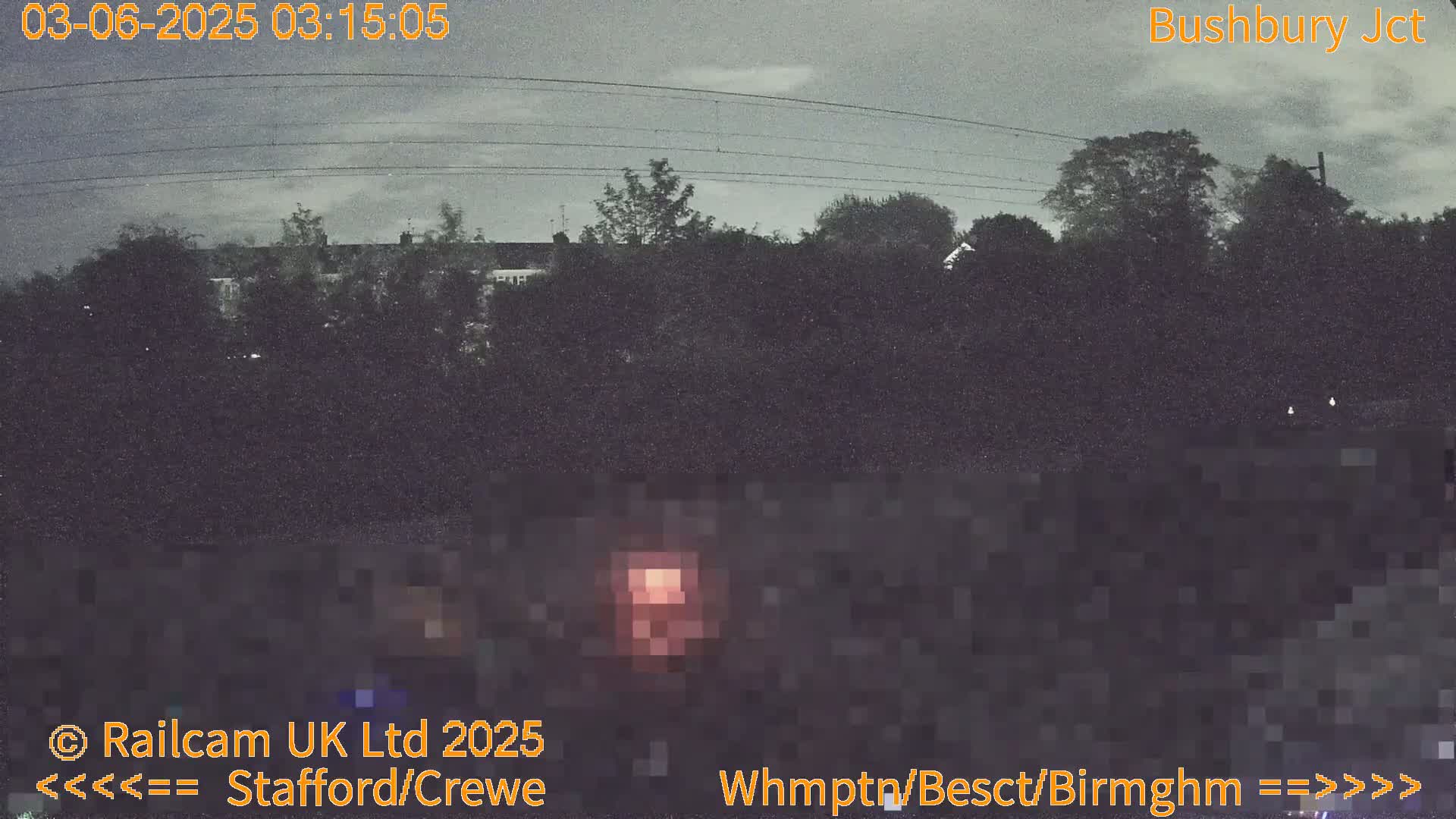 Bushbury Railway Junction Live Cam -  Wolverhampton, West Midlands, England, united Kingdom