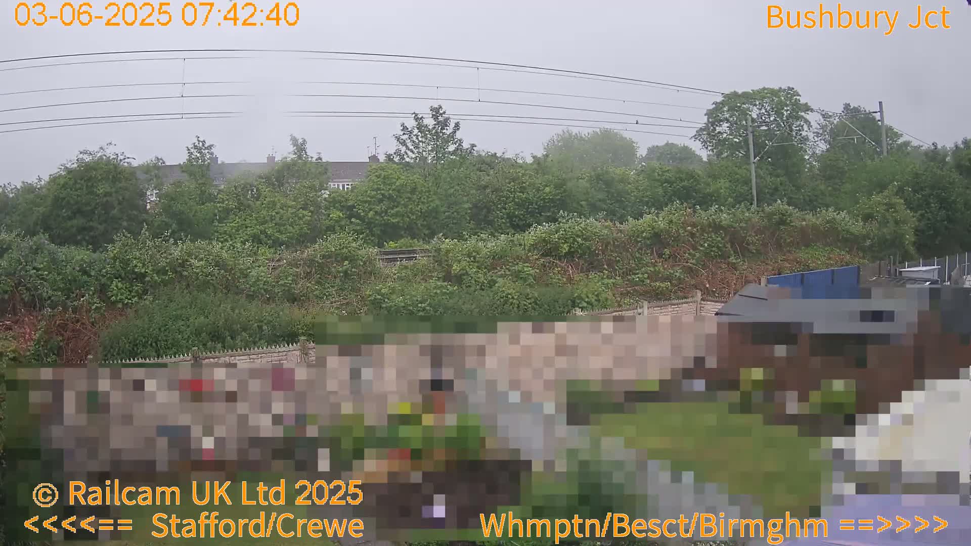 Bushbury Railway Junction Live Cam -  Wolverhampton, West Midlands, England, united Kingdom