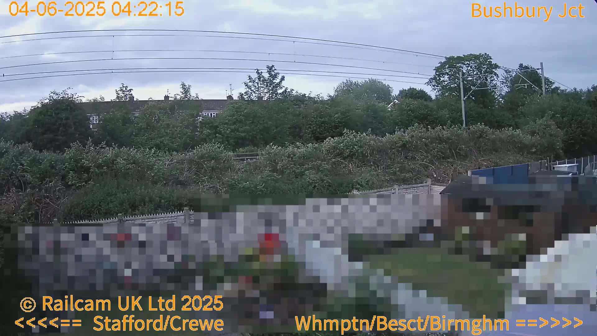 Bushbury Railway Junction Live Cam -  Wolverhampton, West Midlands, England, united Kingdom