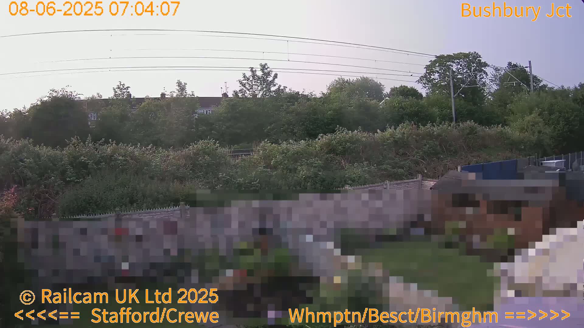 Bushbury Railway Junction Live Cam -  Wolverhampton, West Midlands, England, united Kingdom