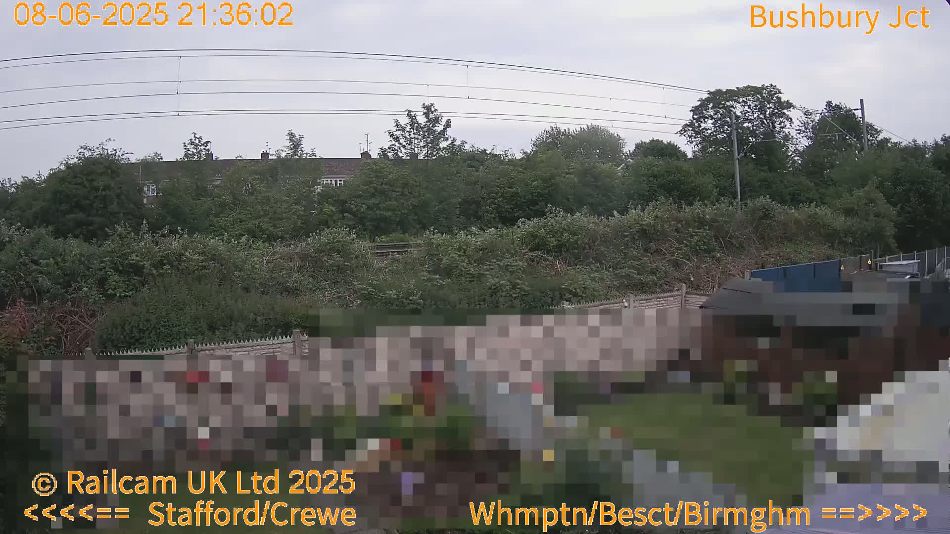 Bushbury Railway Junction Live Cam -  Wolverhampton, West Midlands, England, united Kingdom