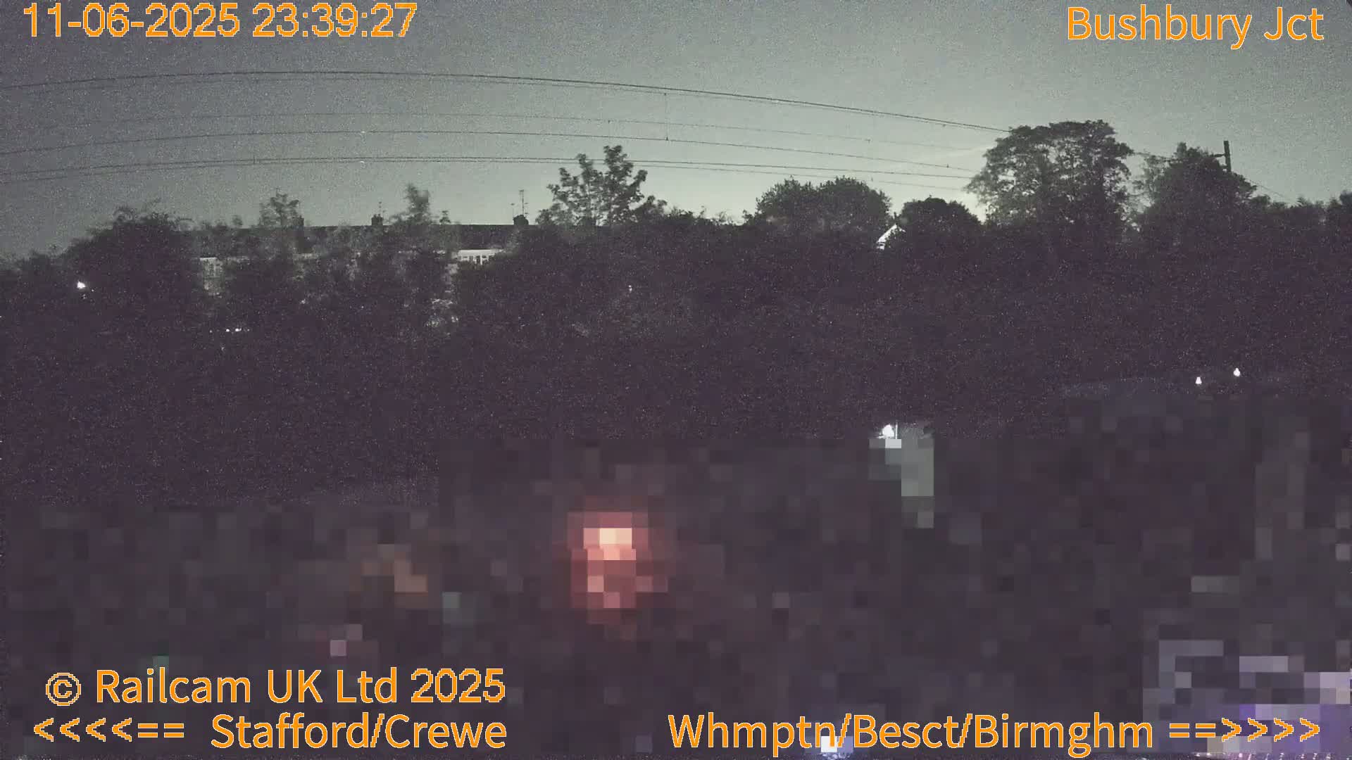 Bushbury Railway Junction Live Cam -  Wolverhampton, West Midlands, England, united Kingdom
