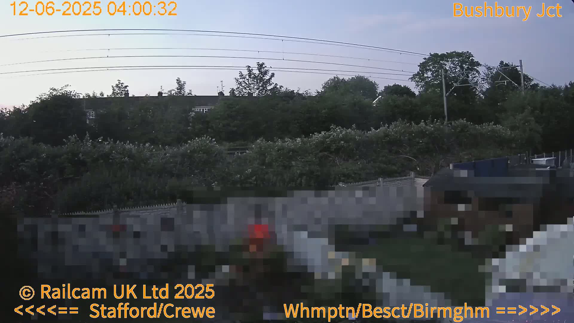 Bushbury Railway Junction Live Cam -  Wolverhampton, West Midlands, England, united Kingdom