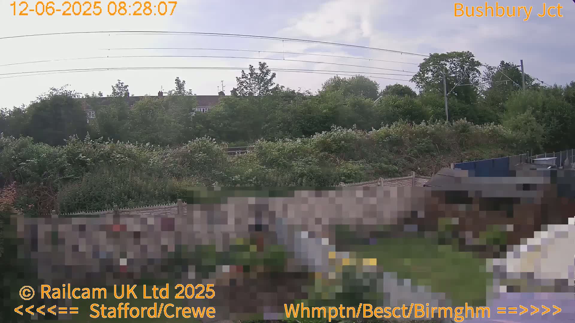 Bushbury Railway Junction Live Cam -  Wolverhampton, West Midlands, England, united Kingdom