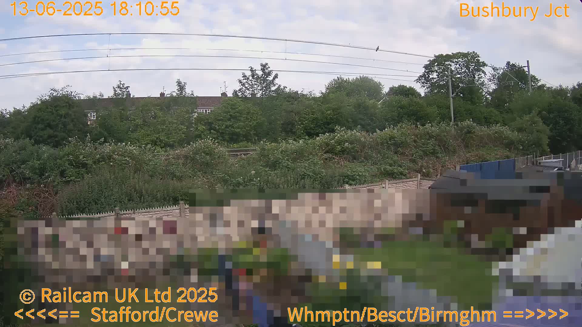 Bushbury Railway Junction Live Cam -  Wolverhampton, West Midlands, England, united Kingdom