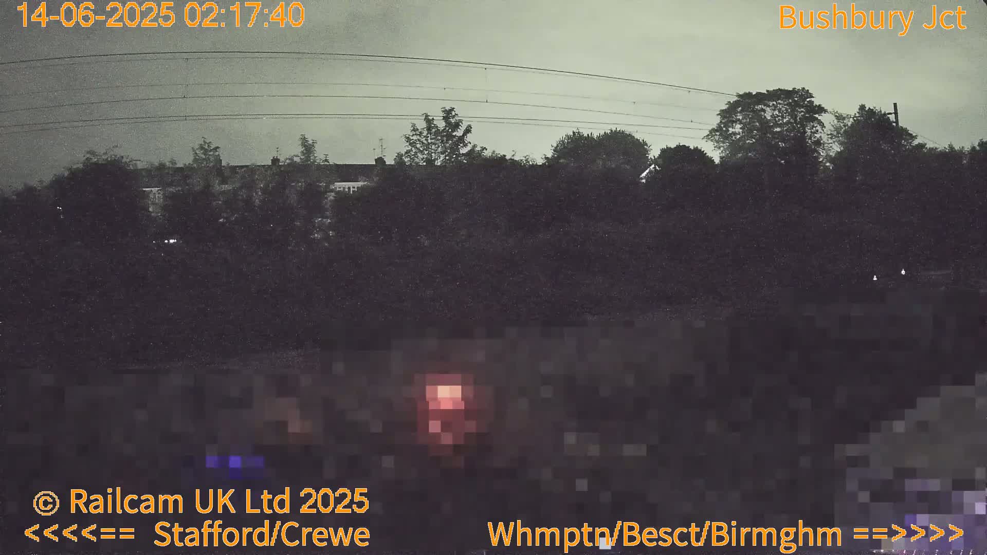 Bushbury Railway Junction Live Cam -  Wolverhampton, West Midlands, England, united Kingdom