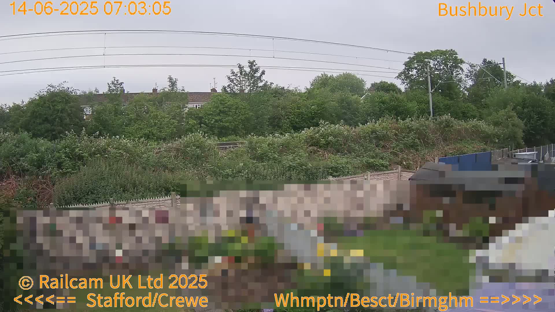 Bushbury Railway Junction Live Cam -  Wolverhampton, West Midlands, England, united Kingdom