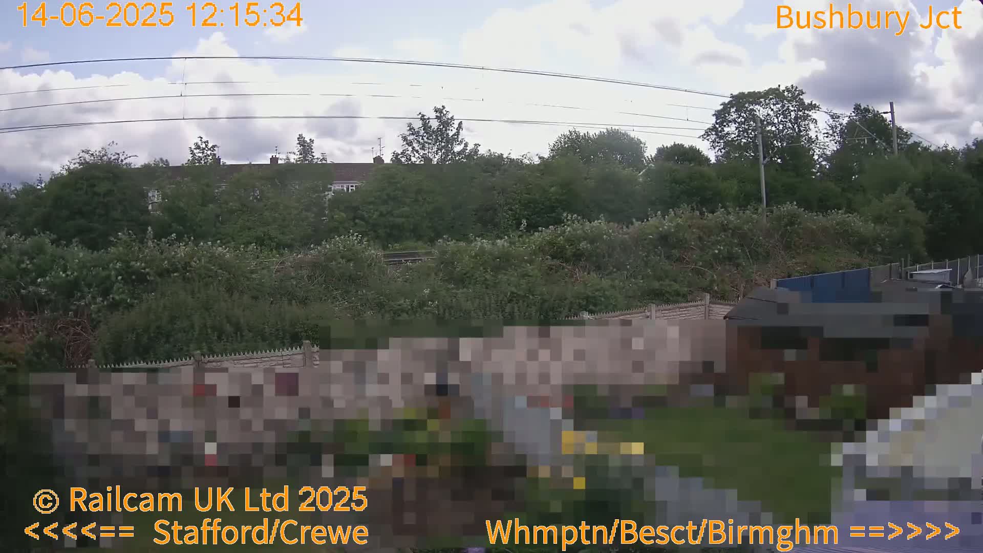 Bushbury Railway Junction Live Cam -  Wolverhampton, West Midlands, England, united Kingdom