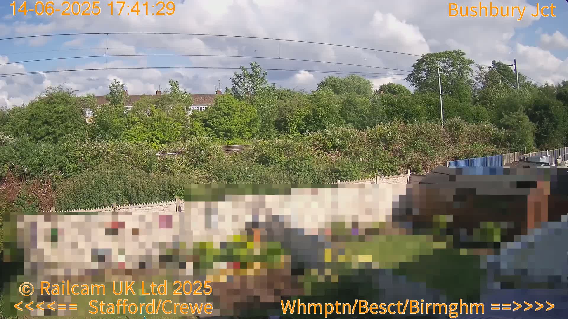 Bushbury Railway Junction Live Cam -  Wolverhampton, West Midlands, England, united Kingdom