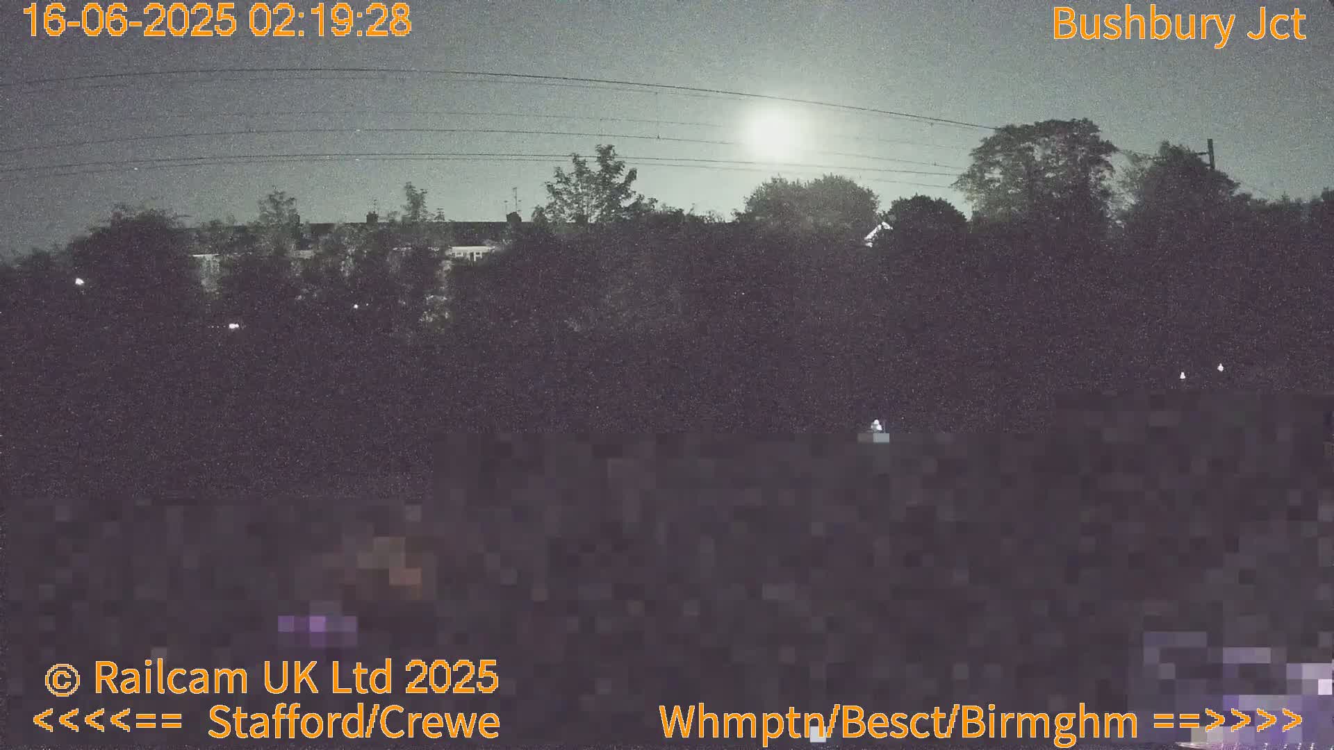 Bushbury Railway Junction Live Cam -  Wolverhampton, West Midlands, England, united Kingdom