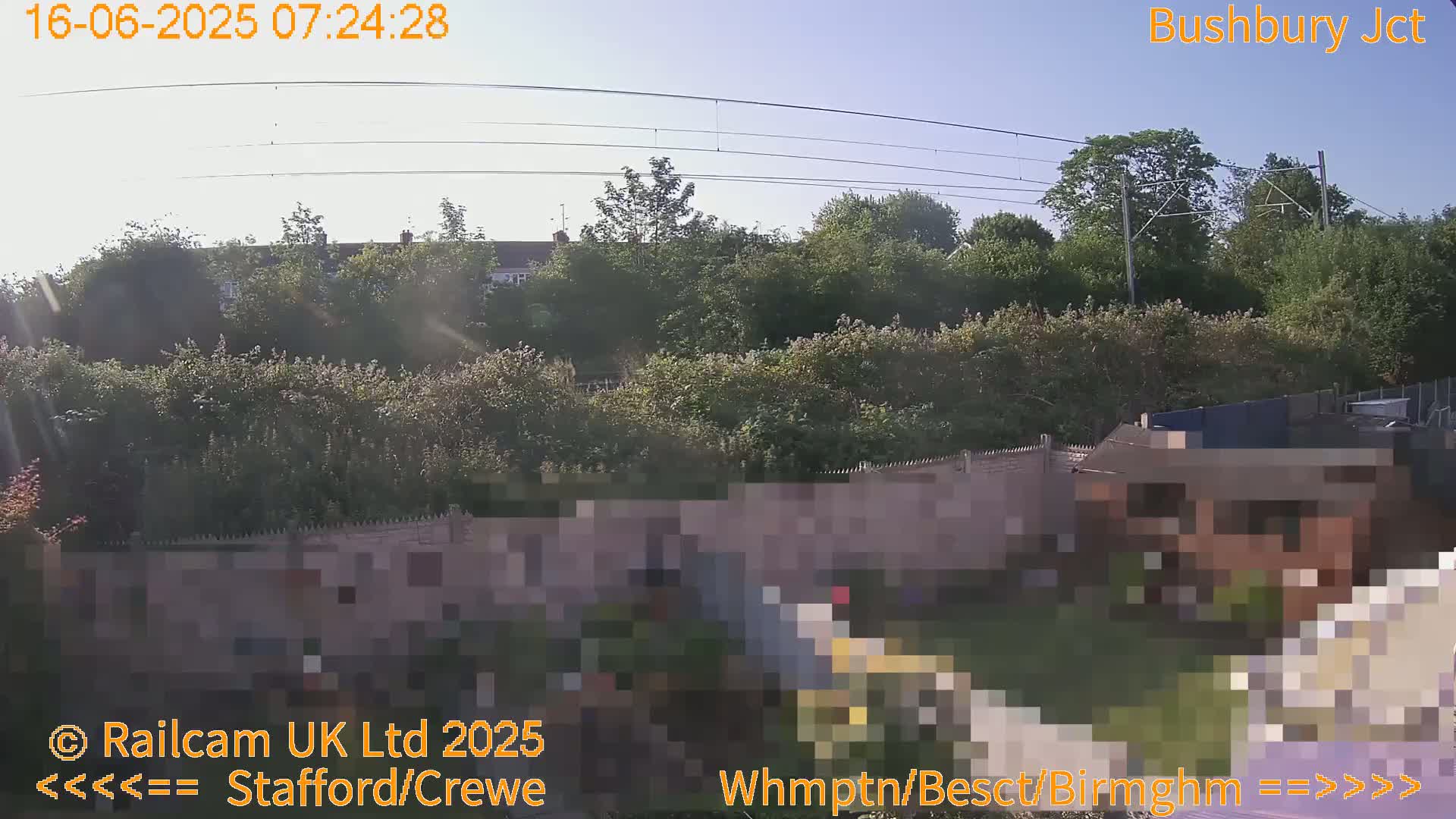 Bushbury Railway Junction Live Cam -  Wolverhampton, West Midlands, England, united Kingdom