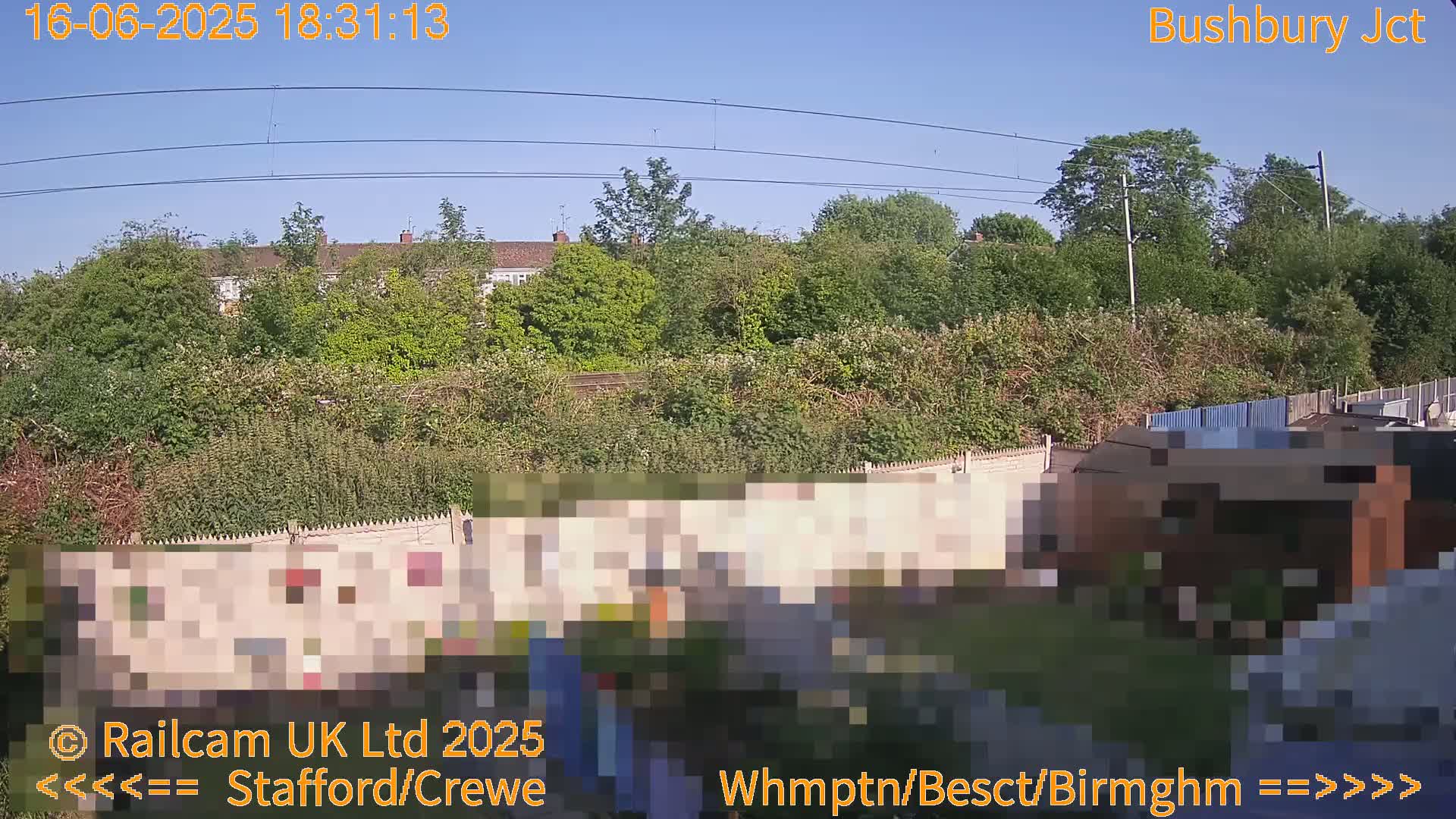 Bushbury Railway Junction Live Cam -  Wolverhampton, West Midlands, England, united Kingdom