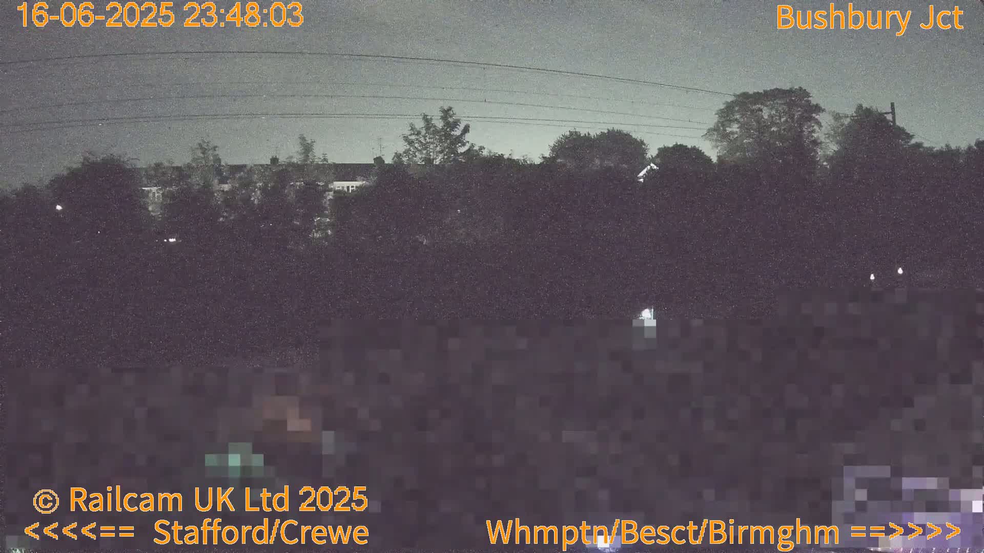 Bushbury Railway Junction Live Cam -  Wolverhampton, West Midlands, England, united Kingdom