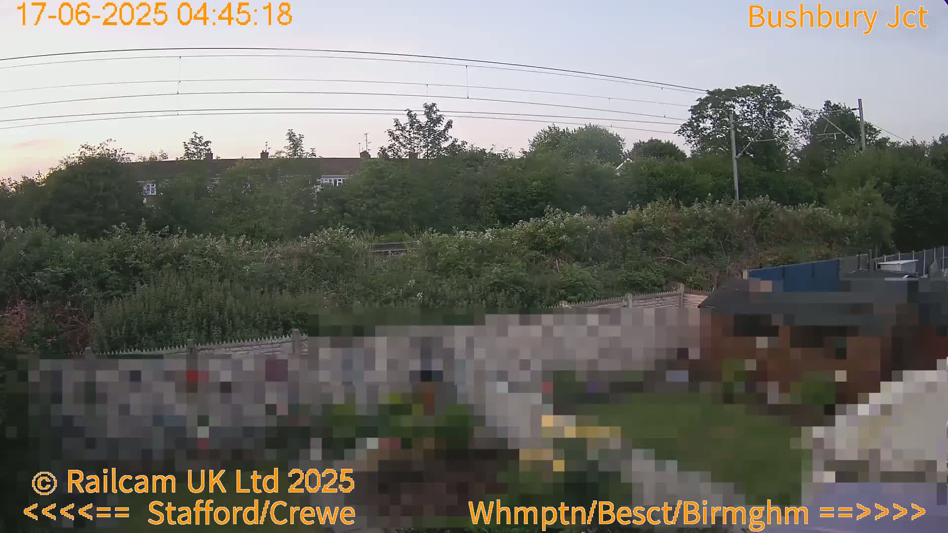 Bushbury Railway Junction Live Cam -  Wolverhampton, West Midlands, England, united Kingdom