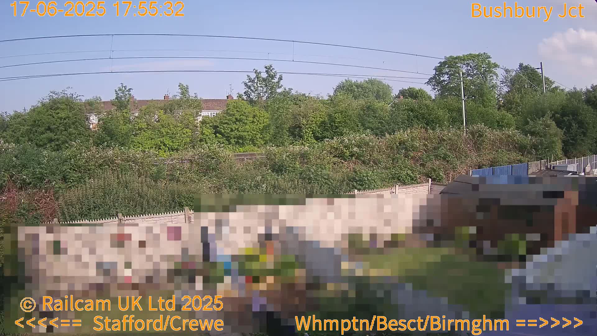 Bushbury Railway Junction Live Cam -  Wolverhampton, West Midlands, England, united Kingdom