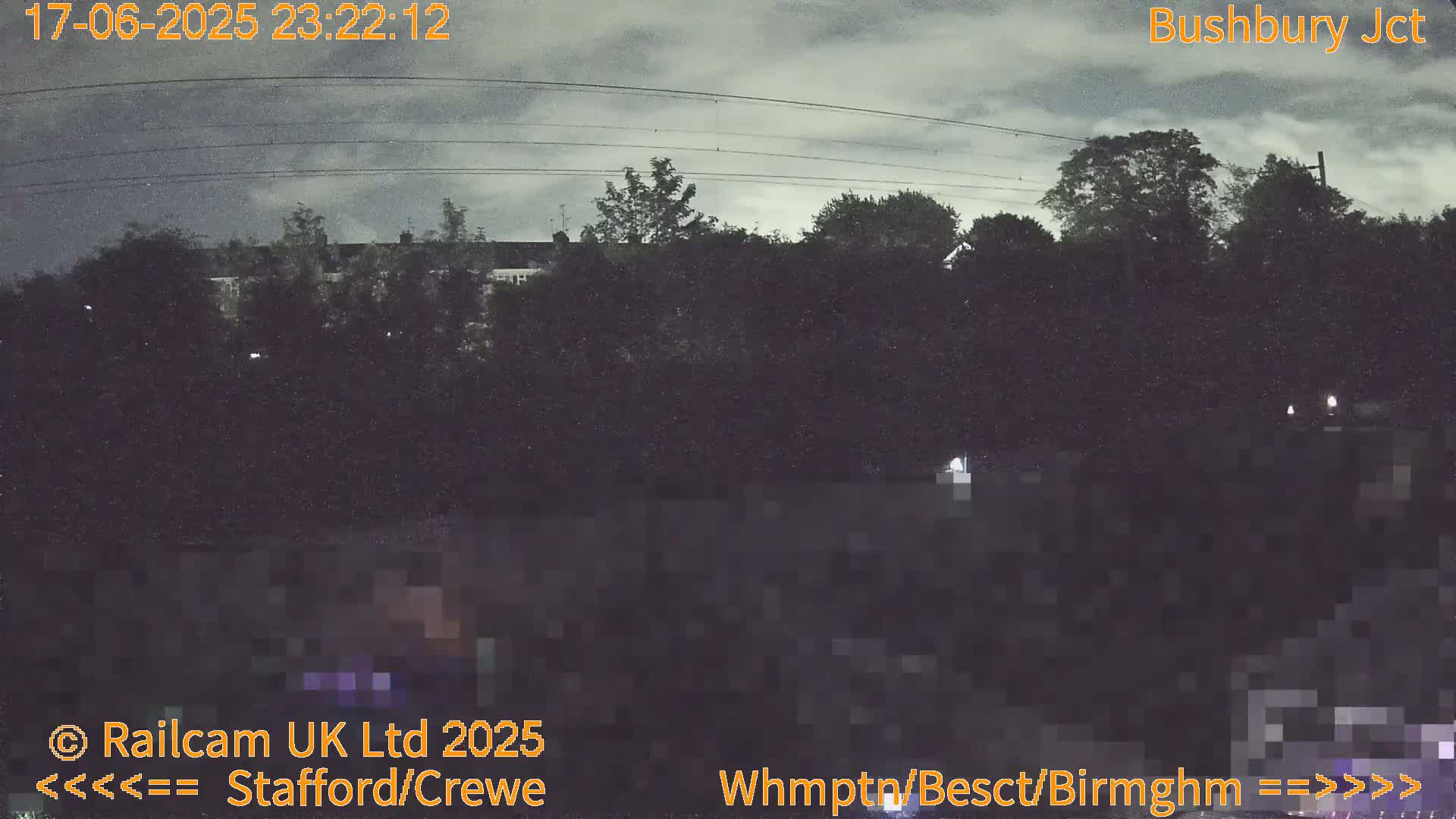 Bushbury Railway Junction Live Cam -  Wolverhampton, West Midlands, England, united Kingdom