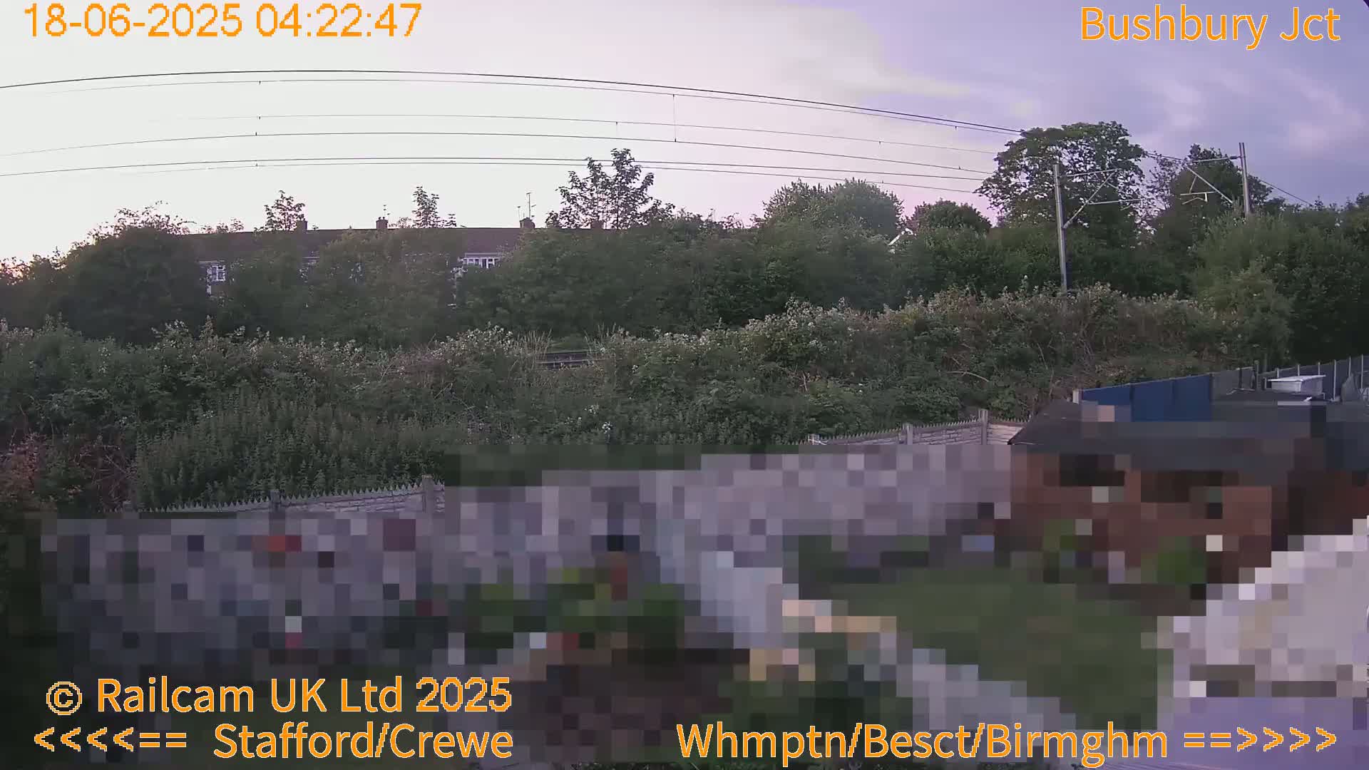 Bushbury Railway Junction Live Cam -  Wolverhampton, West Midlands, England, united Kingdom