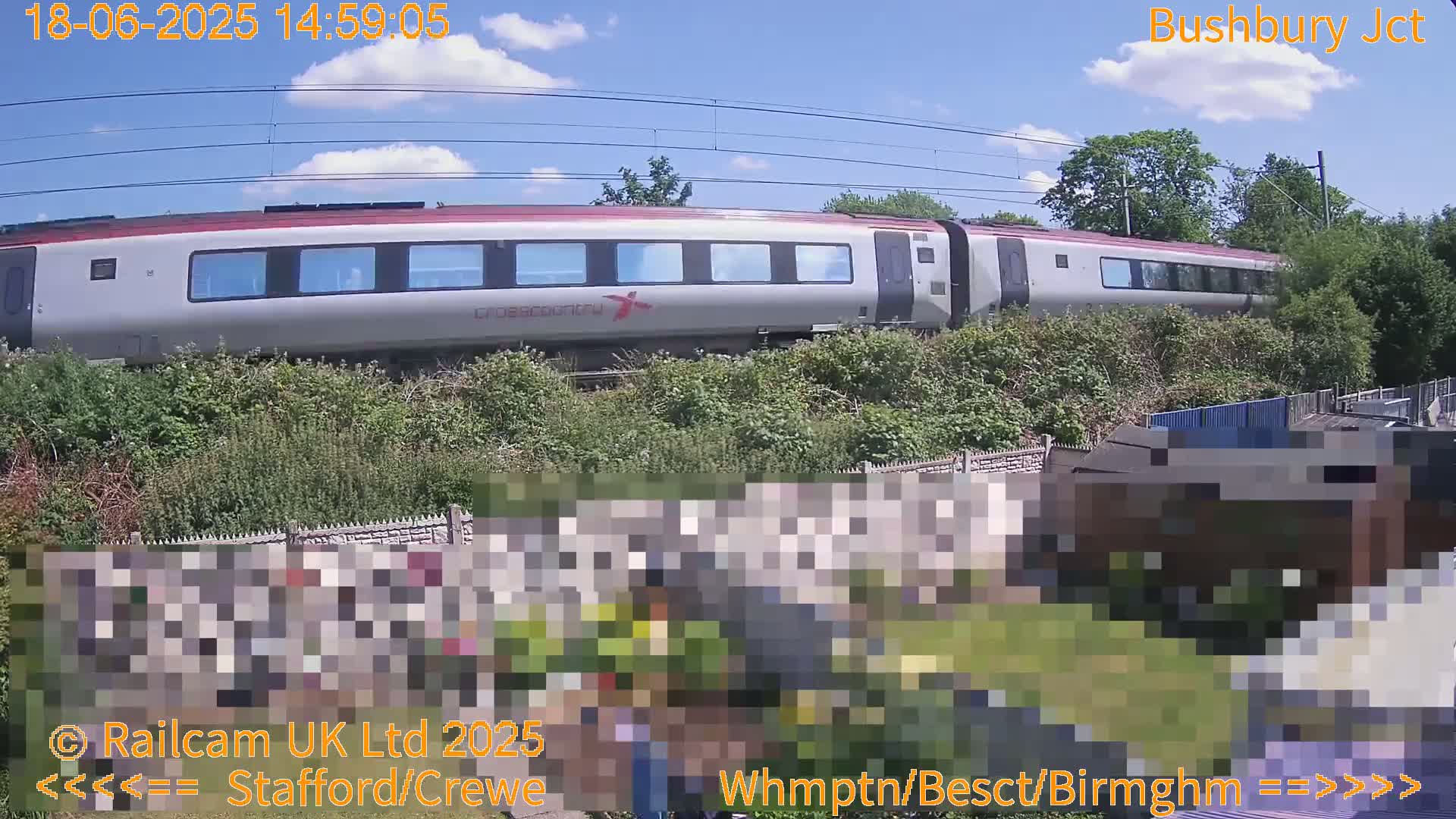 Bushbury Railway Junction Live Cam -  Wolverhampton, West Midlands, England, united Kingdom