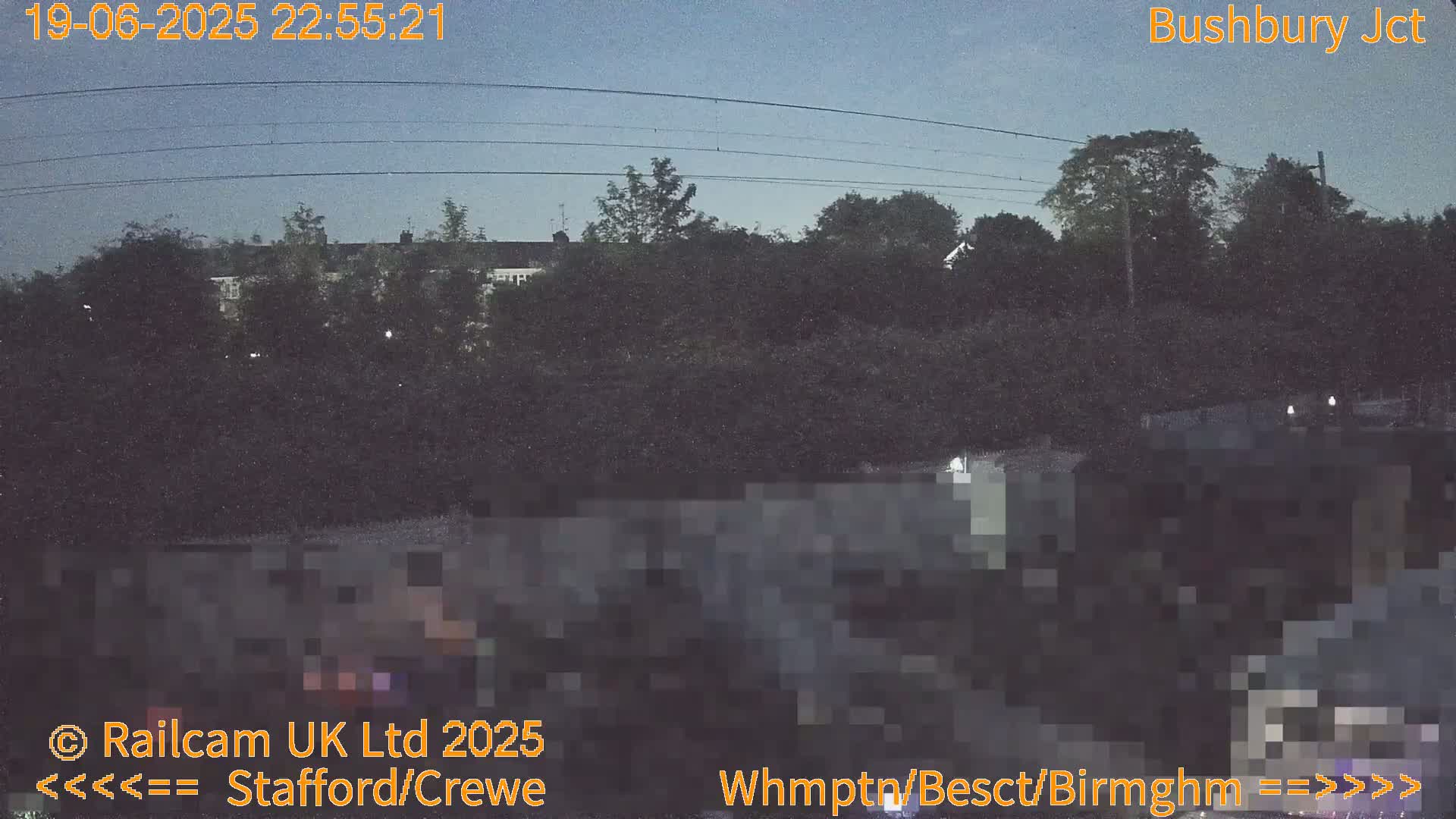 Bushbury Railway Junction Live Cam -  Wolverhampton, West Midlands, England, united Kingdom
